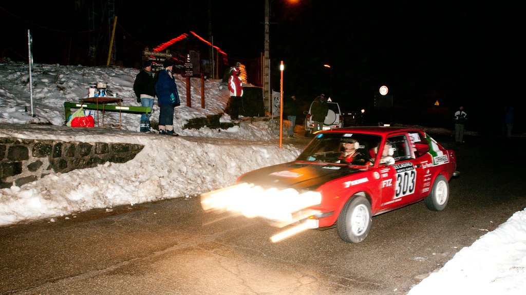 Lars Hindsgaul og Arne Pagh passerer det 1.607 meter høje bjergpas Col de Turini i Rally Monte Carlo Historique 2017
(Foto: Viggo Johansen)